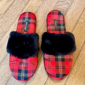 Victoria’s Secret Plaid Slippers
